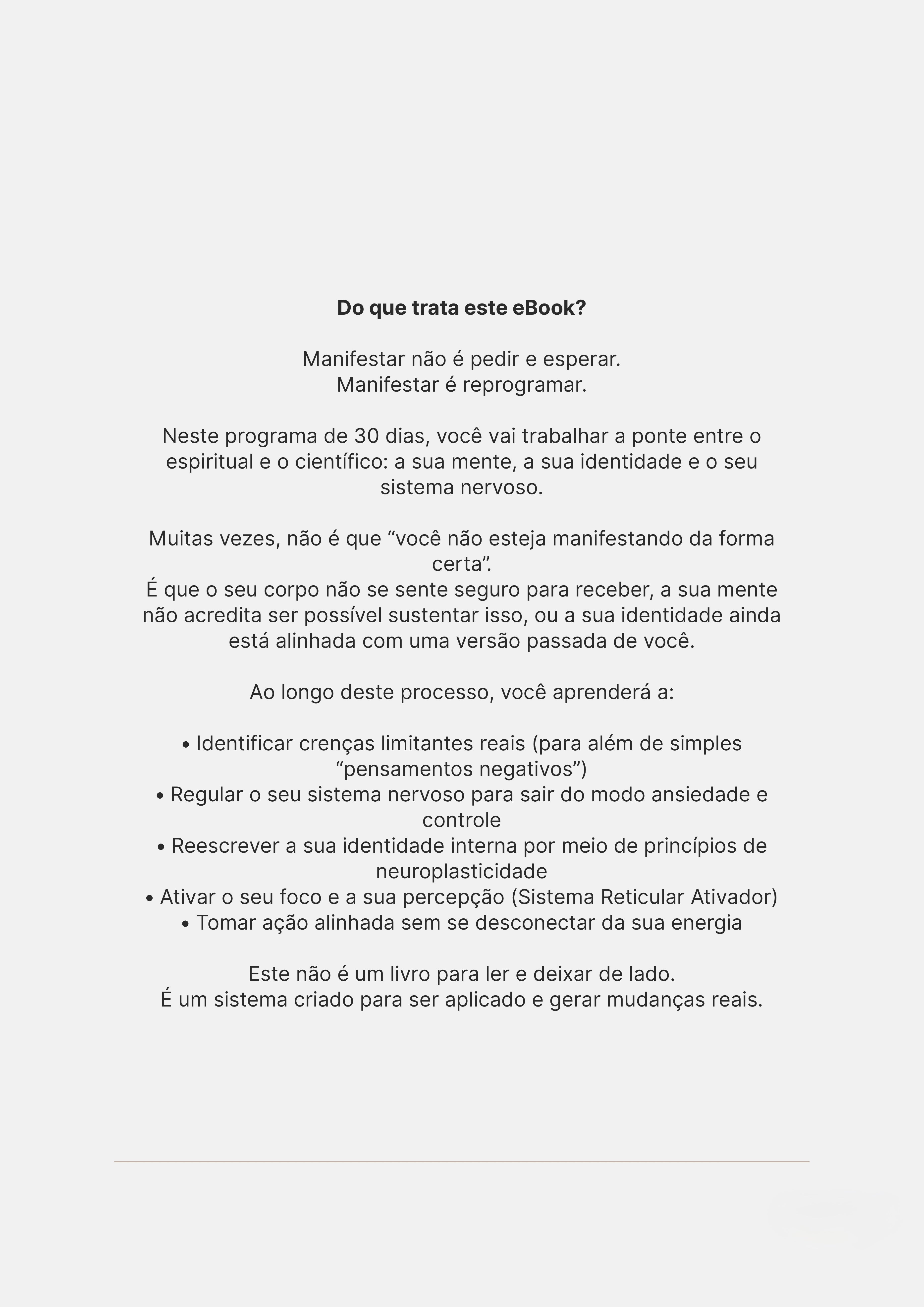 Reprogramá tu mente — Sistema de manifestación en 30 días (Portugués)