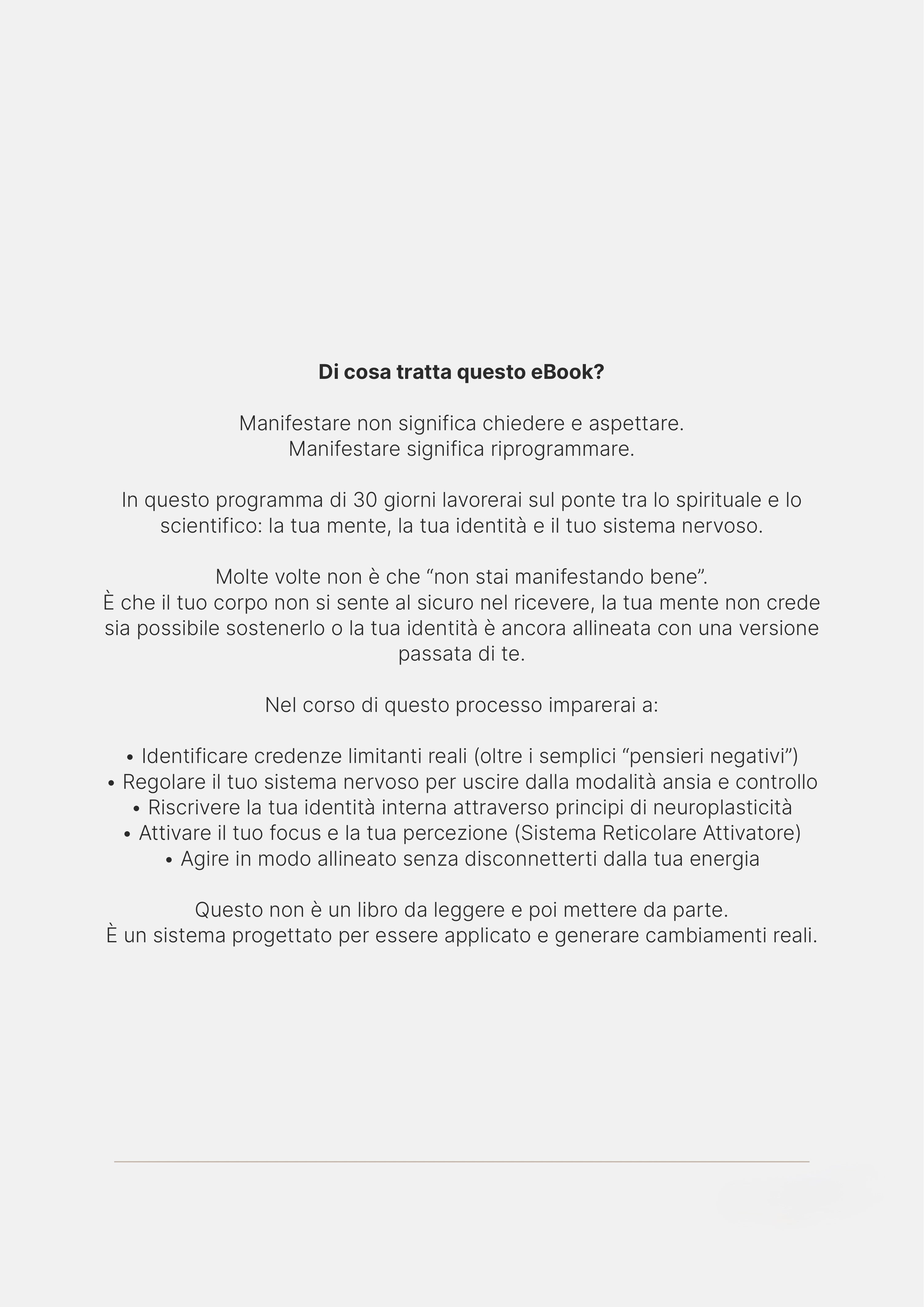 Reprogramá tu mente — Sistema de manifestación en 30 días (Italiano)